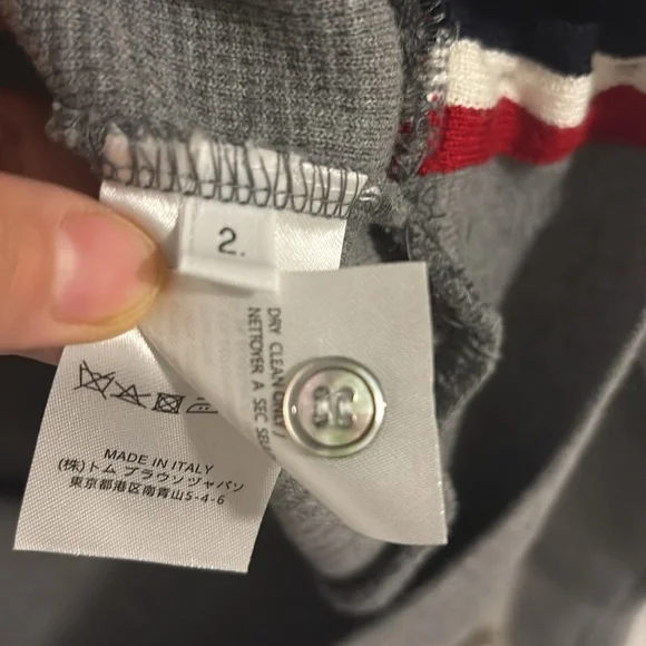Thom Browne Charcoal Sweatshirt Size 2 (Small) - Picture 4 of 4